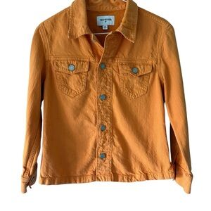 True Religion Women’s Jean Jacket Orange Sz SP